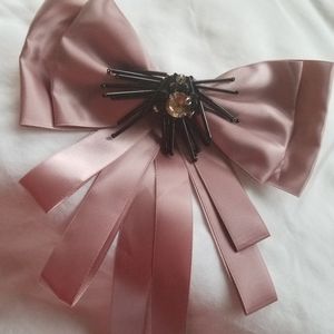 Pink Bowknot Brooch